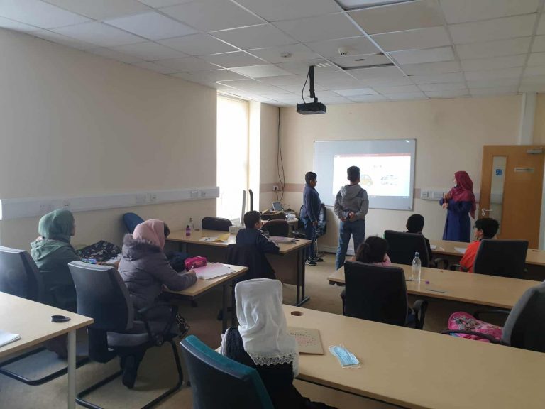 Class room of Al-Arqam arabic school